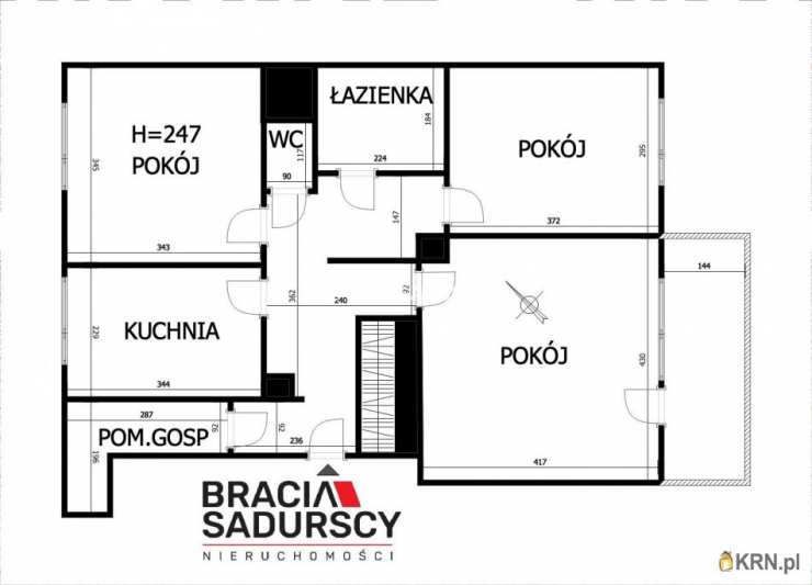 3 pokojowe, Mieszkanie  na sprzedaż, Kraków, Mistrzejowice, ul. Kombatantów