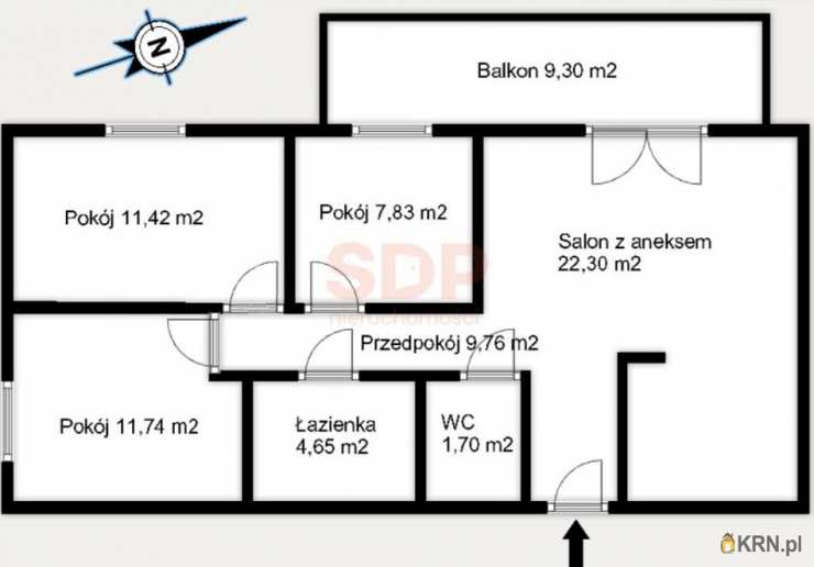 SDP Nieruchomości, Mieszkanie  na sprzedaż, Wrocław, Fabryczna/Stabłowice, ul. Stabłowicka