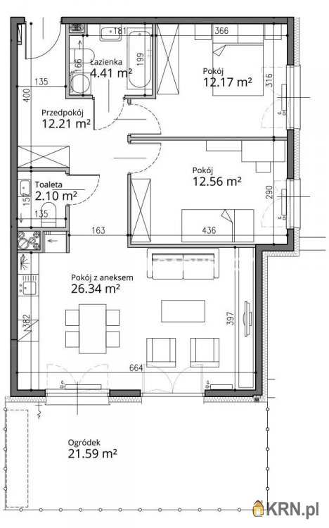 3 pokojowe, Kraków, Bronowice/Bronowice Małe, ul. Armii Krajowej, Mieszkanie  na sprzedaż