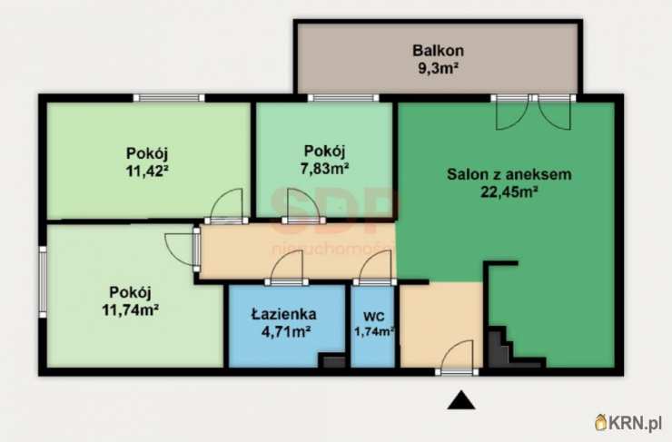 Mieszkanie  na sprzedaż, 4 pokojowe, Wrocław, Fabryczna/Stabłowice, ul. Stabłowicka