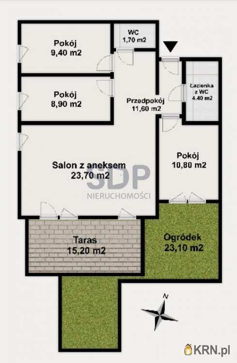 4 pokojowe, Mieszkanie  na sprzedaż, Wrocław, Krzyki, ul. Racławicka