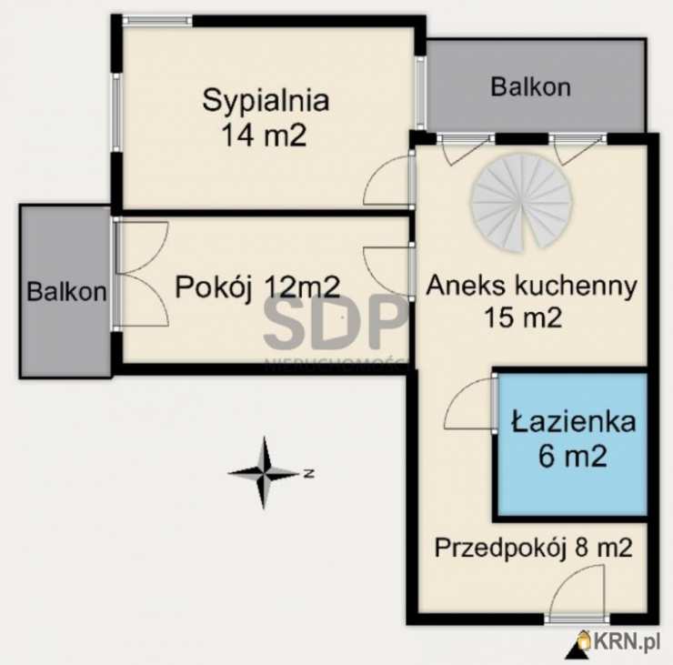 SDP Nieruchomości, Mieszkanie  na sprzedaż, Wrocław, Fabryczna/Stabłowice, ul. Daktylowa