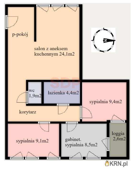 Mieszkanie  na sprzedaż, 4 pokojowe, Wrocław, Śródmieście, ul. Rychtalska