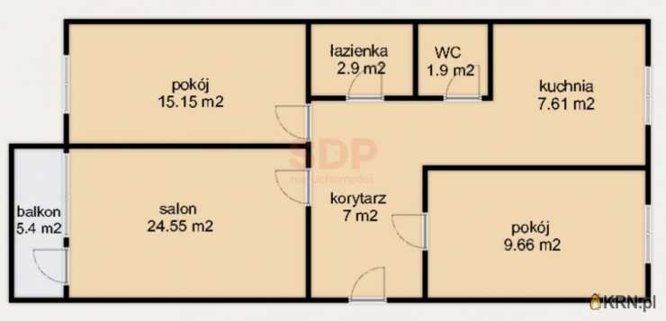 3 pokojowe, Wrocław, Krzyki/Gaj, ul. Orzechowa, Mieszkanie  na sprzedaż