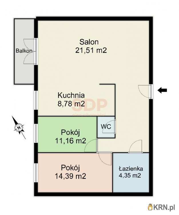 Mieszkanie  na sprzedaż, 3 pokojowe, Wrocław, Krzyki/Klecina, ul. Dożynkowa