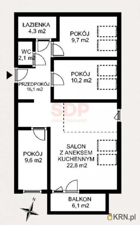 Mieszkanie  na sprzedaż, 4 pokojowe, Wrocław, Krzyki/Księże Wielkie, ul. Opolska