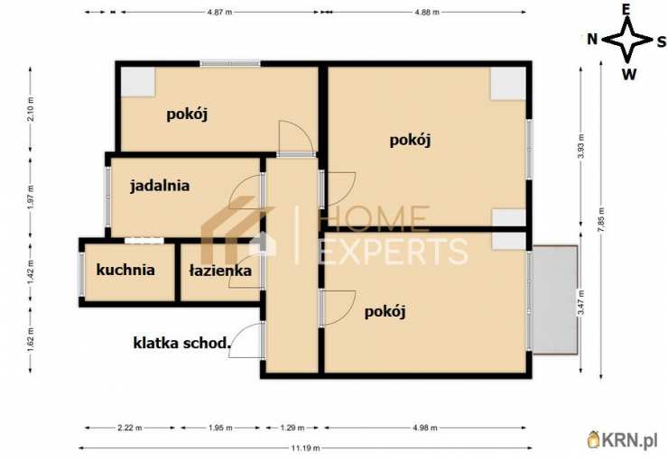 3 pokojowe, Gdańsk, Oliwa, ul. Obrońców Westerplatte, Mieszkanie  na sprzedaż