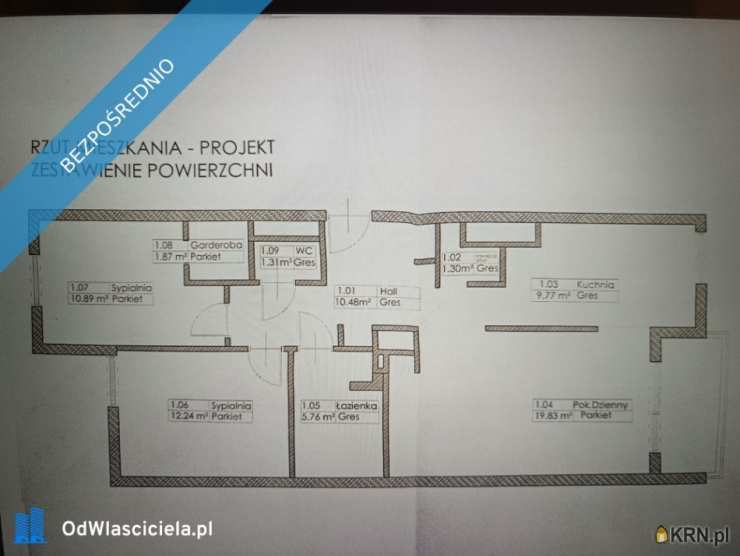 3 pokojowe, Mieszkanie  na sprzedaż, Warszawa, Wola, ul. św. Stanisława