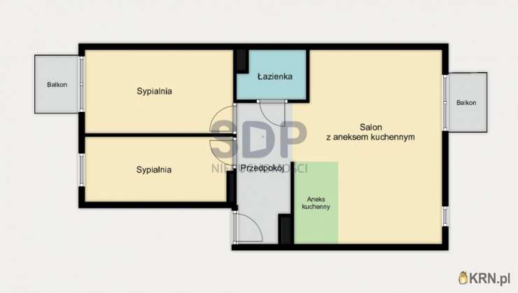 Mieszkanie  na sprzedaż, 3 pokojowe, Wrocław, Psie Pole/Poświętne, ul. Kamieńskiego