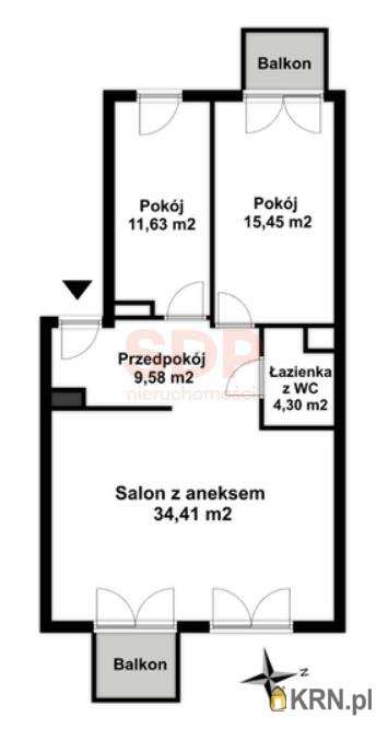 Mieszkanie  na sprzedaż, 3 pokojowe, Wrocław, Psie Pole/Poświętne, ul. Kamieńskiego