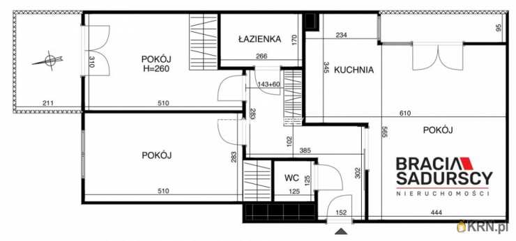 Kraków, Swoszowice/Kliny Borkowskie, ul. Borkowska, Mieszkanie  na sprzedaż, 3 pokojowe