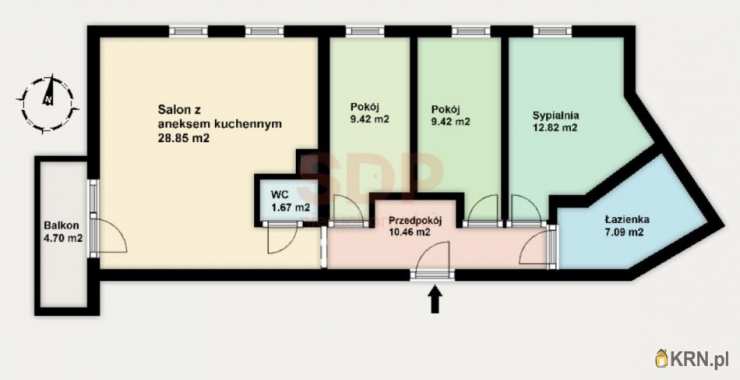 Mieszkanie  na sprzedaż, 4 pokojowe, Wrocław, Fabryczna/Maślice, ul. Maślicka