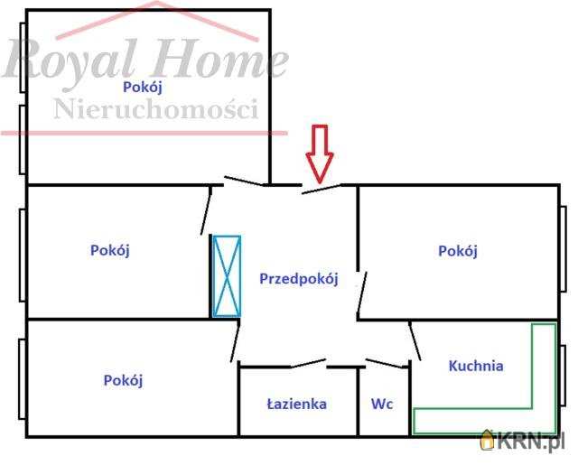 4 pokojowe, Mieszkanie  na sprzedaż, Wrocław, Psie Pole/Różanka, ul. Chorwacka