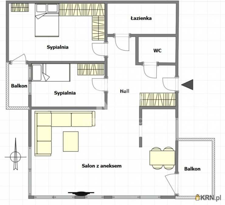 3 pokojowe, Warszawa, Mokotów/Służewiec, ul. Granitowa, Mieszkanie  na sprzedaż