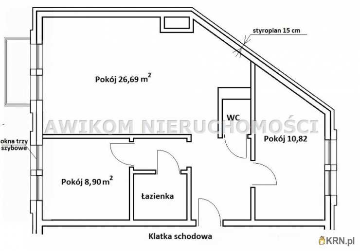 Mieszkanie  na sprzedaż, Skierniewice, ul. , 3 pokojowe