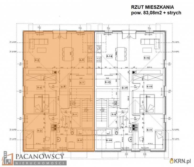 Mieszkanie  na sprzedaż, 3 pokojowe, Rząska, ul. 