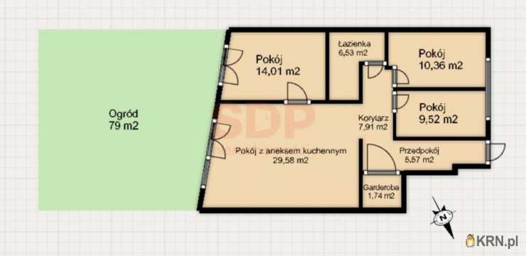 Wrocław, Krzyki/Ołtaszyn, ul. Ułańska, Mieszkanie  na sprzedaż, 4 pokojowe