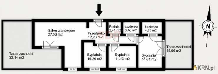 Mieszkanie  na sprzedaż, Wrocław, Krzyki/Tarnogaj, ul. Jesionowa, 4 pokojowe