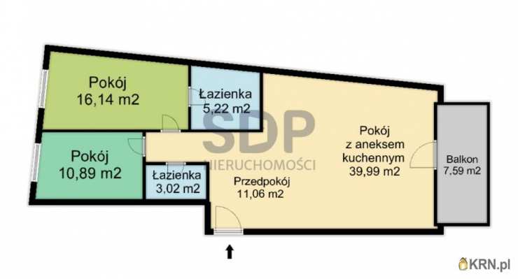 Mieszkanie  do wynajęcia, 3 pokojowe, Wrocław, Śródmieście, ul. Księcia Witolda