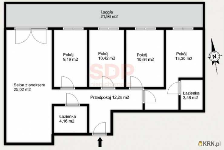 5 pokojowe, Wrocław, Psie Pole/Kleczków, ul. J. Conrada-Korzeniowskiego, Mieszkanie  na sprzedaż