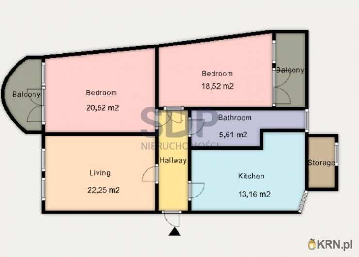 3 pokojowe, Wrocław, Krzyki/Huby, ul. Tomaszowska, Mieszkanie  na sprzedaż