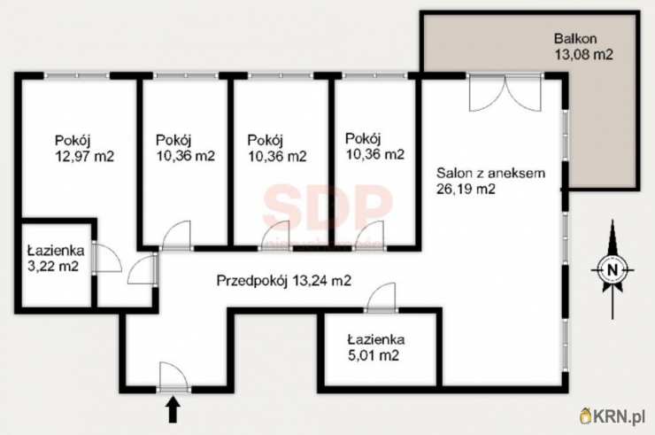 5 pokojowe, Mieszkanie  na sprzedaż, Wrocław, Psie Pole/Kleczków, ul. J. Conrada-Korzeniowskiego