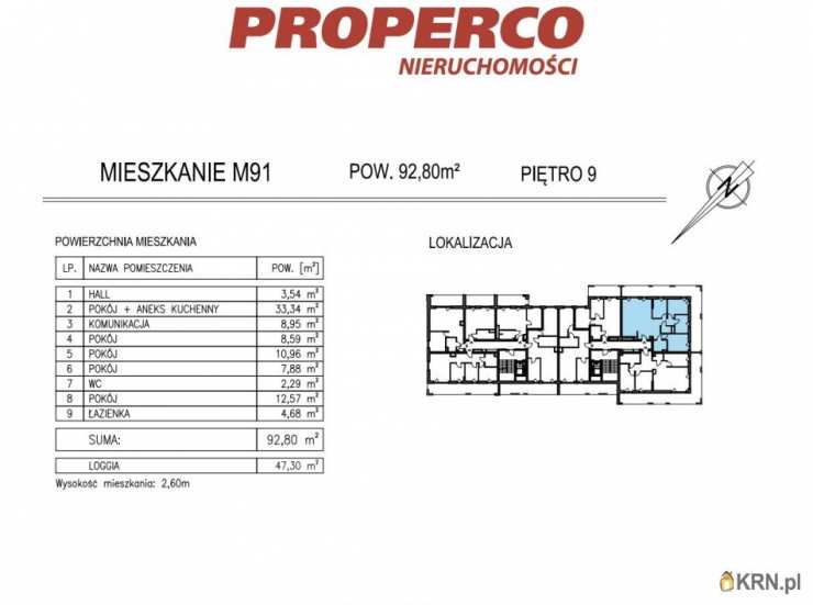 PROPERCO Sp. z o.o. Sp. k. , Mieszkanie  na sprzedaż, Kielce, ul. Solidarności