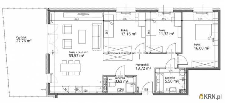 4 pokojowe, Kraków, Bronowice/Bronowice Małe, ul. Armii Krajowej, Mieszkanie  na sprzedaż