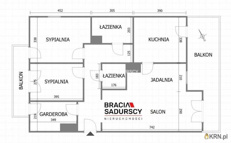 4 pokojowe, Mieszkanie  na sprzedaż, Kraków, Stare Miasto/Śródmieście, ul. bp. J. Prandoty