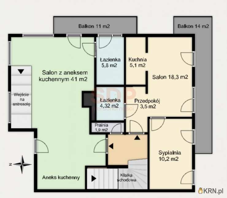 3 pokojowe, Wrocław, Krzyki, ul. Ołtaszyńska, Mieszkanie  na sprzedaż